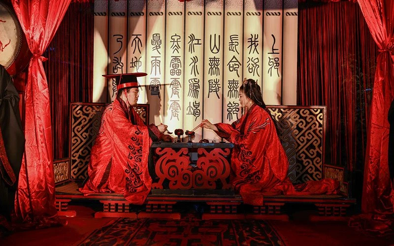 Introduction of Chinese Traditional Hanfu Wedding-9