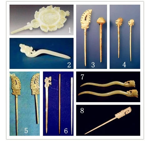 History of Ancient China Hair Accessories: Ji-3