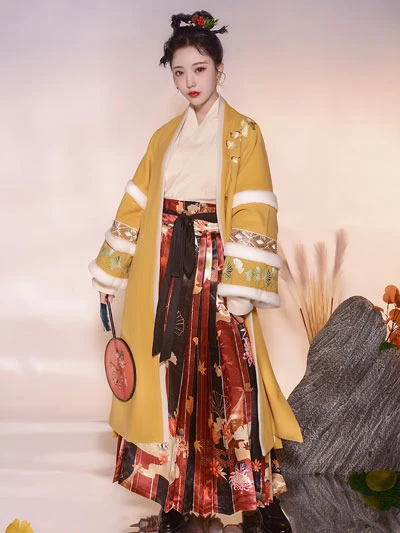 10 Must-have Hanfu Warm Long Beizi for Winter-29