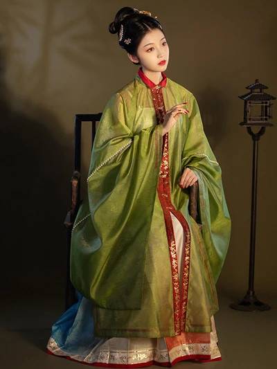 10 Gorgeous Green Hanfu Set for Summer-24