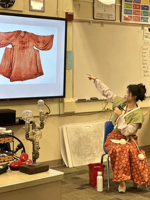 Hanfu Culture Class in California Local Chinese School, March 17-9