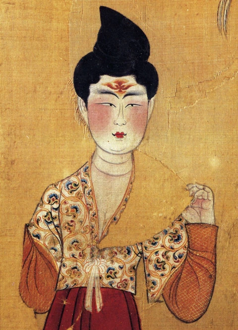 Early Tang Dynasty Female Makeup History-11