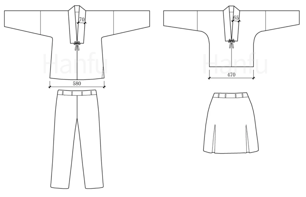 Hanfu Making(13) - Improved Hanfu Cutting & Sewing Patterns-5