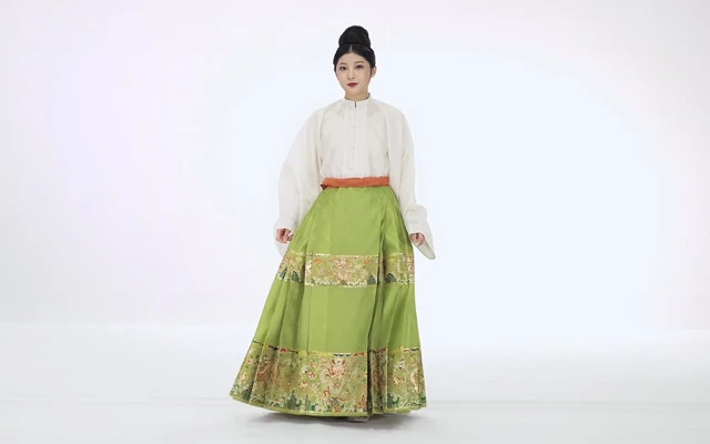 Detail of Royal Hanfu Dress for Ming Dynasty Noble Women-8