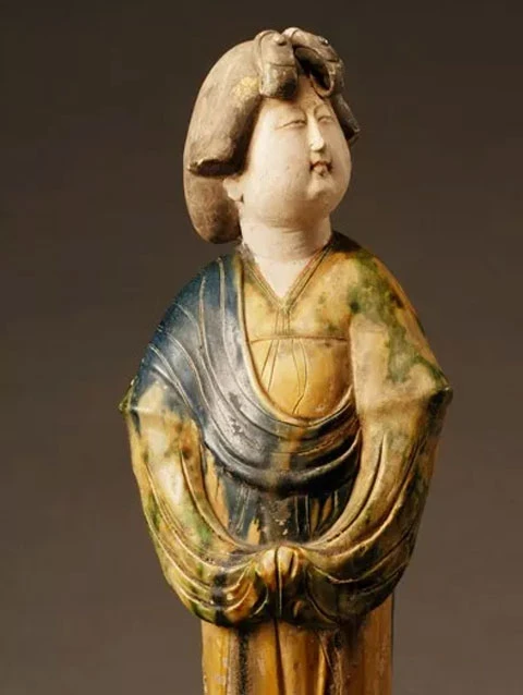 A Guide to Identifying the Hairstyles of Tang Dynasty Female Figurines-6