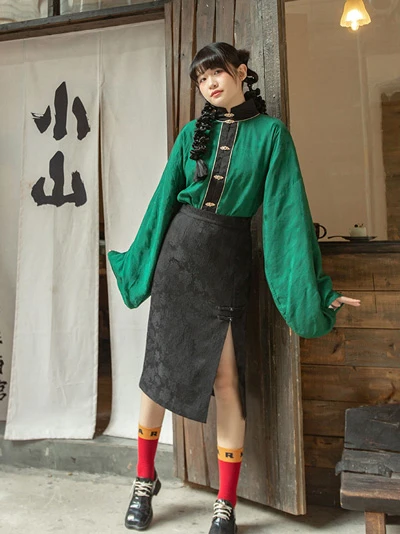 How to Choose Green Hanfu Clothing for Your Spring-4