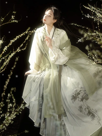 10 Gorgeous Green Hanfu Set for Summer-29