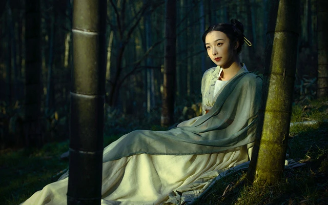 10 Gorgeous Green Hanfu Set for Summer-22