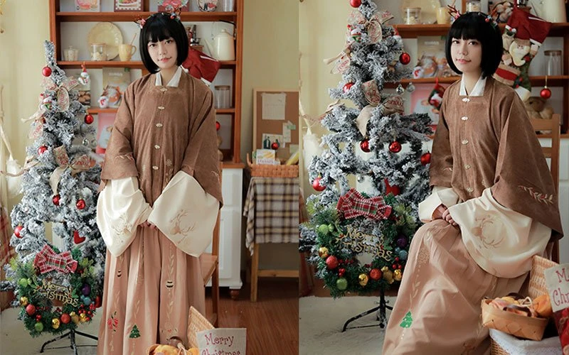 Christmas Element Hanfu - The Best Gift for Winter-9