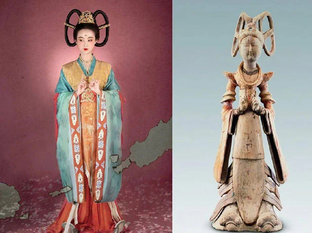 A Guide to Identifying the Hairstyles of Tang Dynasty Female Figurines-9