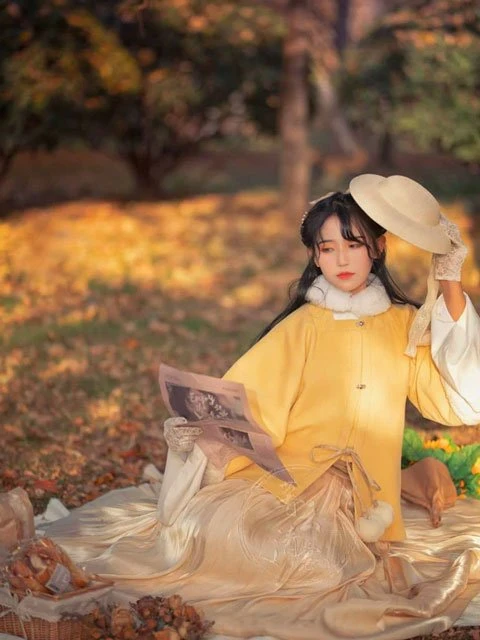 The Autumn Hanfu Style - Chinese Costume for the Female-9