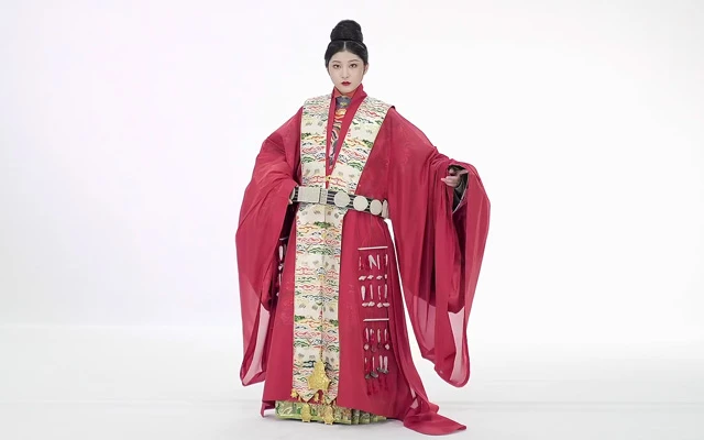 Detail of Royal Hanfu Dress for Ming Dynasty Noble Women-27