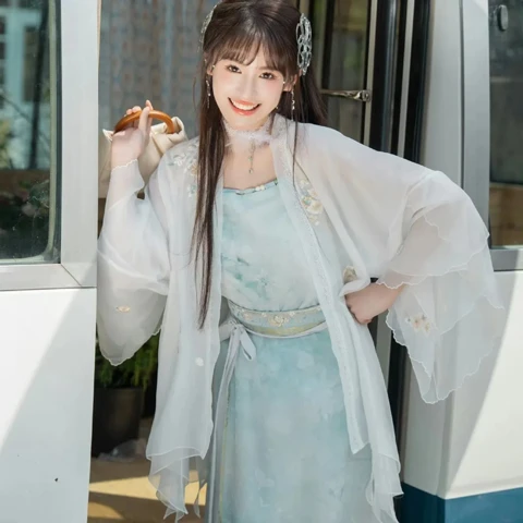 The Evolution of Spring Hanfu Attire Across Dynasties-2