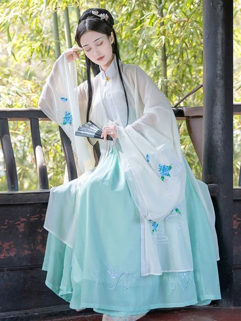 Nice Ming-style Chinese Dress for Girls (Summer)-5