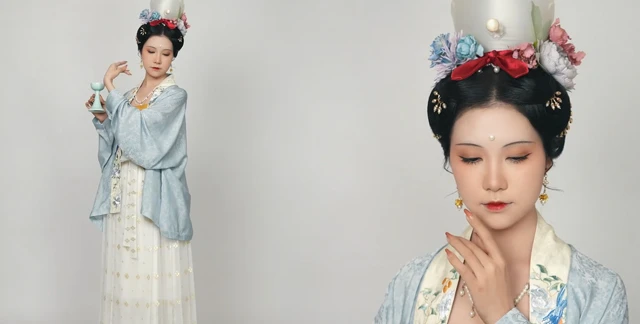 Recreating Historical Hanfu Makeup - Bloger Xiao Zhuang-30