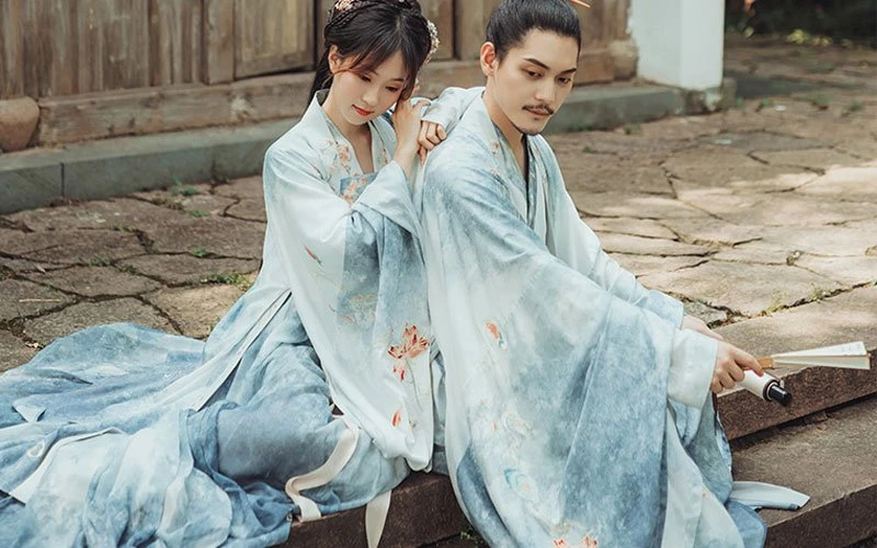 Latest Sweet Couples Hanfu Costume-15