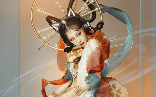 Hanfu in 2077? Post-95 Girl Made Cyberpunk Style Chinese Clothes-22