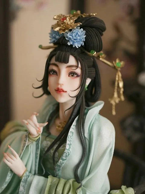 Creative Combination - Chinese Ancient Beauty and Hanfu in Fondant Cakes-23