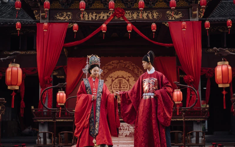 Introduction of Chinese Traditional Hanfu Wedding-15