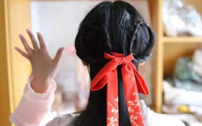 Simple Beautiful Hanfu Hairstyle for You – (1)-6