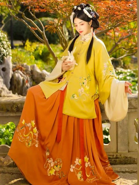 10 Traditional Chinese Colors & 4 Patterns Applied to Hanfu-29