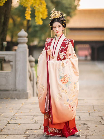 Chinese Formal Dress: Gorgeous Style Hanfu for Female-7