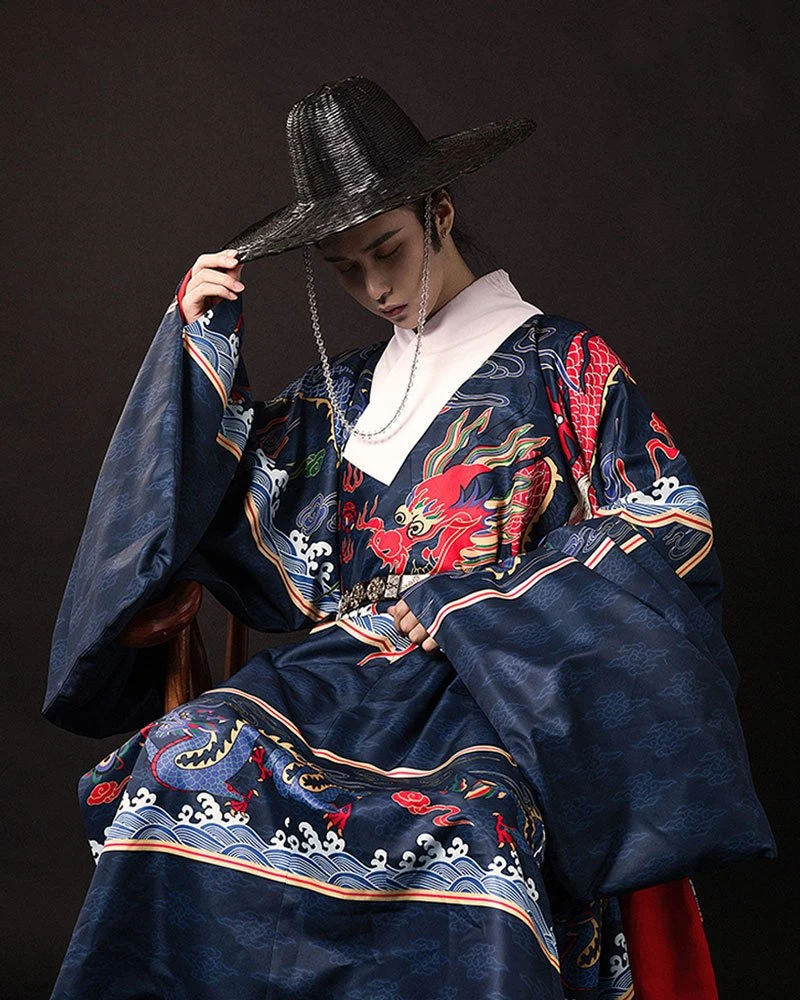 The Application of Annual Popular Color in Hanfu -- Classic Blue-11