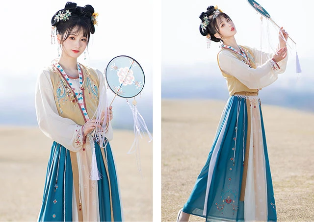 8 Different Styles of Tang Style Hanfu for Girls-27