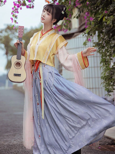 8 Different Styles of Tang Style Hanfu for Girls-15