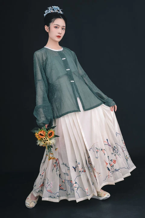 Chinese Long Skirt Fashion Through the Centuries - Hua Niao Qun-7