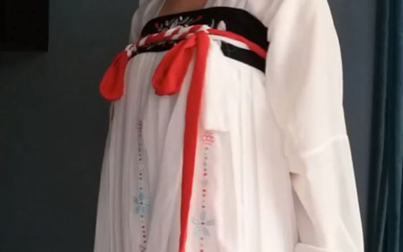 How to Wear Chest Ruqun Hanfu-13