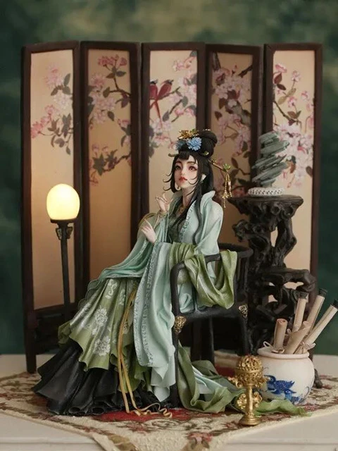 Creative Combination - Chinese Ancient Beauty and Hanfu in Fondant Cakes-24