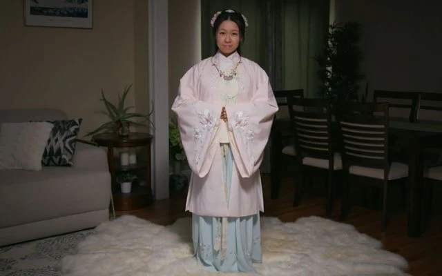 How to Wear Hanfu (7): Ming Dynasty Jiaoling Aoqun-24