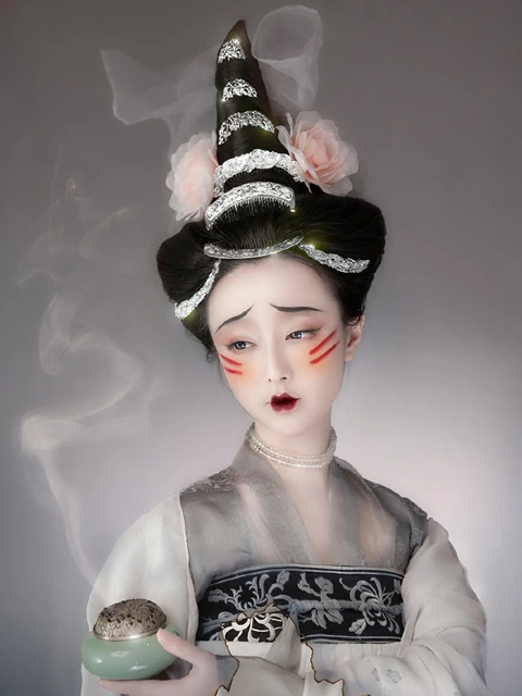 History of Makeup & Hairstyle in the Sui, Tang and Five Dynasties-15