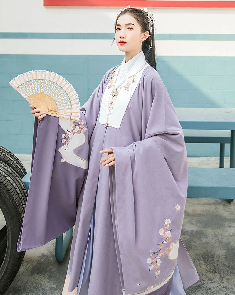 A Chinese Style Hanfu Suitable for Winter - Changshan-15