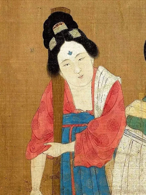 Painting Appreciation: Court Ladies Preparing Newly Woven Silk-5