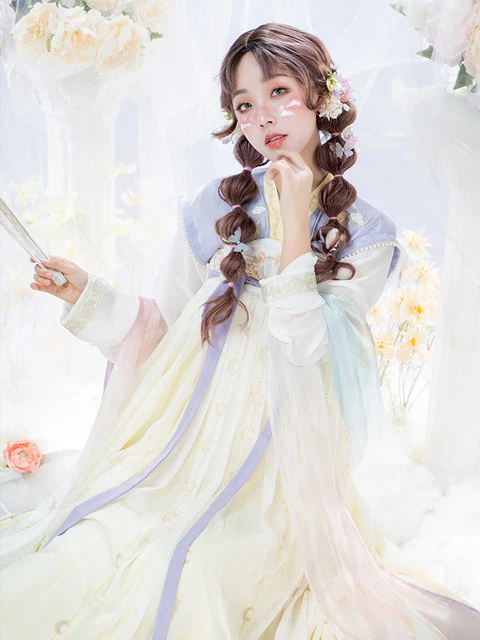 8 Different Styles of Tang Style Hanfu for Girls-17