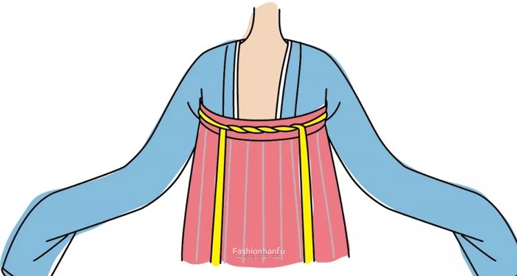 Dressing Course | How To Wear Hanfu Dress – Qixiong Ruqun Dress-4