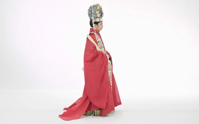 Detail of Royal Hanfu Dress for Ming Dynasty Noble Women