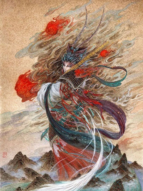 A Visual Feast of Fantastic Creatures: An Painter's Tribute to a Chinese Classic-9