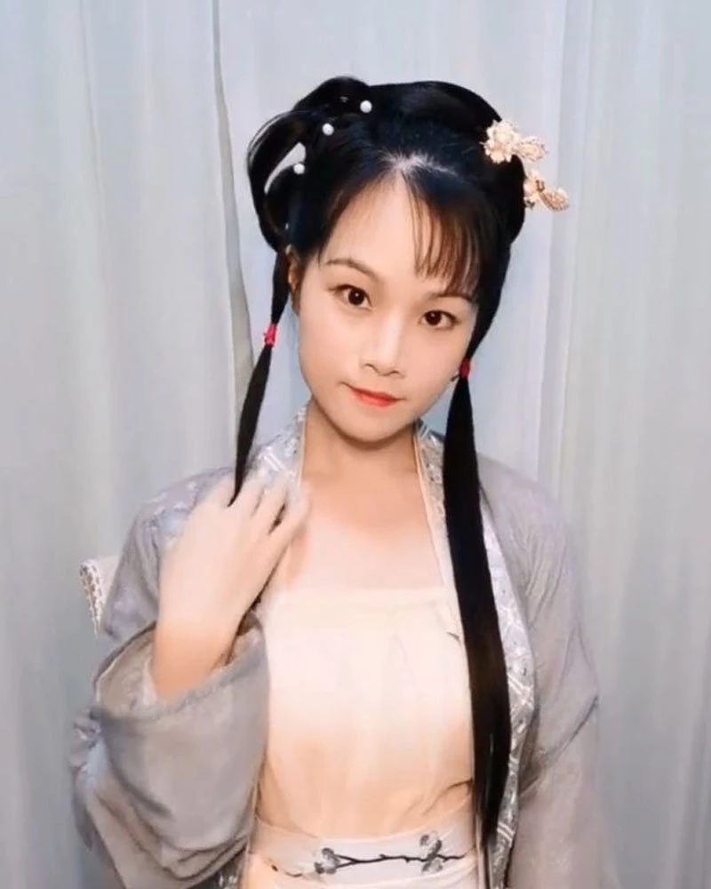 Simple Beautiful Hanfu Hairstyle for You - (2)-2