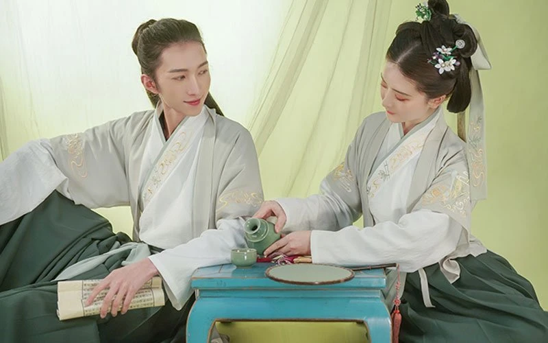 Latest Sweet Couples Hanfu Costume-3