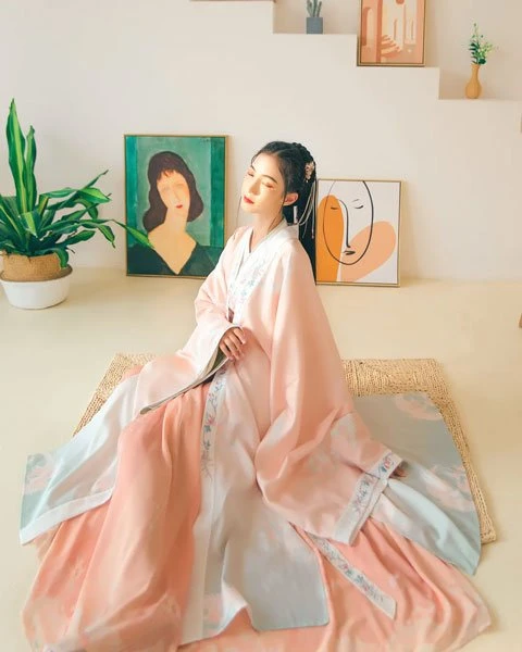 Chinese Girls Hanfu Style Suitable for Spring-5