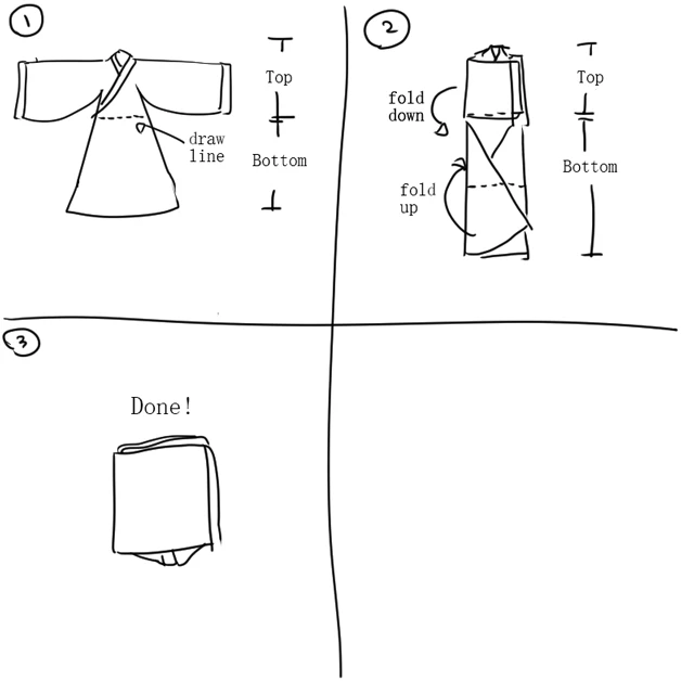 How to Fold and Store Hanfu Clothing-9