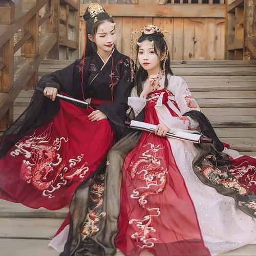 Children's Hanfu Ancient Costume with a Fairy-like Grace, Adult Ancient Costume Hanfu with a Fairy-like Grace-1