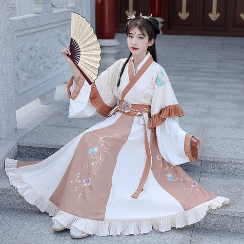 Ancient Style Hanfu with Chest-Level Skirt, Hanfu with Chest-Level Skirt-3