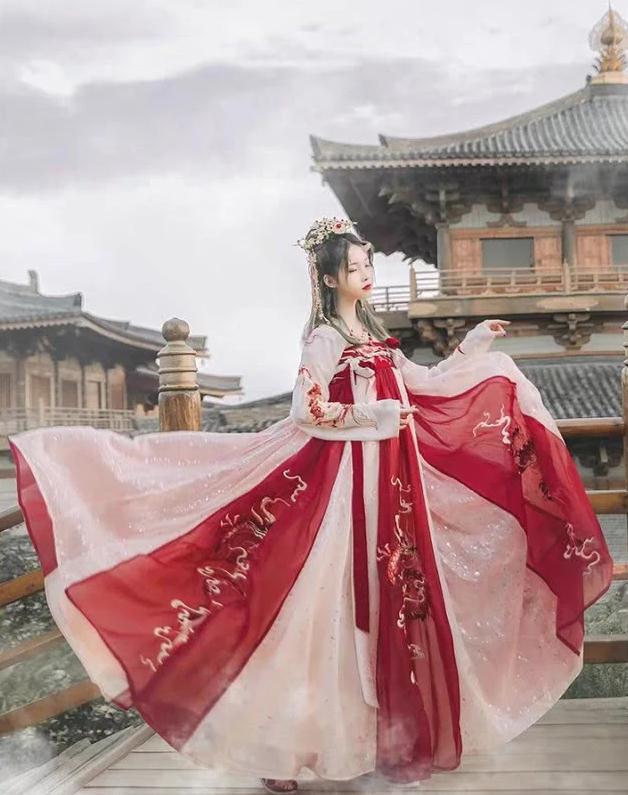 Children's Deer-Themed Traditional Hanfu, Design Patterns-1