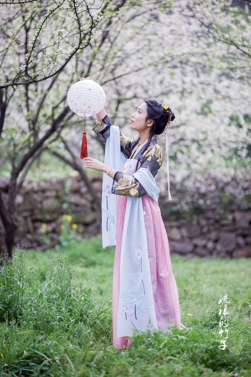 Ancient Style Blue Elegant Hanfu Female Lead, Elegant Hanfu Head Accessories-3