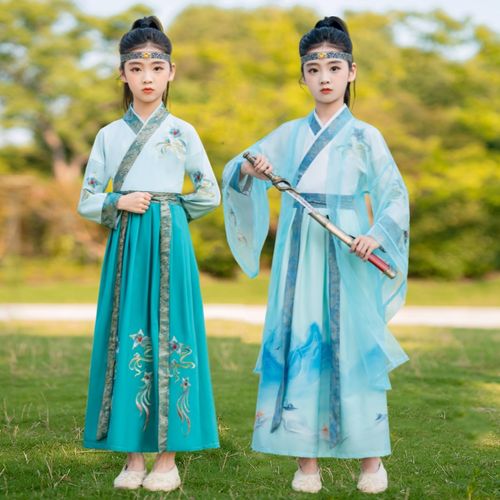 Hanfu Tang Style Dress with Chest-Level Ruqun-2