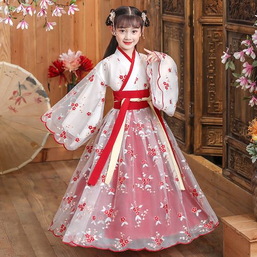 Rabbit Themed Hanfu Costumes, Round Face with Ancient Chinese Costume-1